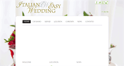 Desktop Screenshot of italianeasywedding.com